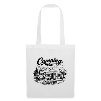 Camping Team Wagon - Sac en tissu - blanc - Devant