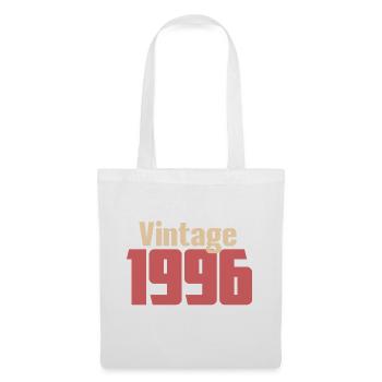Art Deco 30 Jahre Dreißig Retro-Geschenk 1996 - Stoffbeutel - Weiß - Vorne
