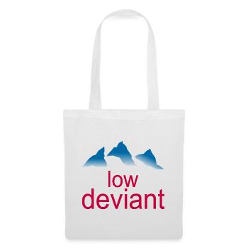 Low Deviant - Tote Bag - white - Front