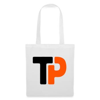 Équipe de ping-pong TP avec logo de tennis de table - Sac en tissu - blanc - Devant