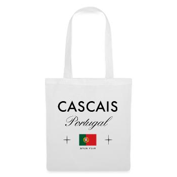 Cascais Portugal Coordinates Travel Souvenir - Tote Bag - white - Front
