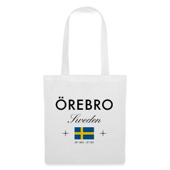 Örebro Sweden Coordinates Travel Souvenir - Tote Bag - white - Front
