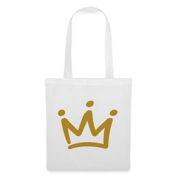 Gold Crown Emblem - Tote Bag - white - Front
