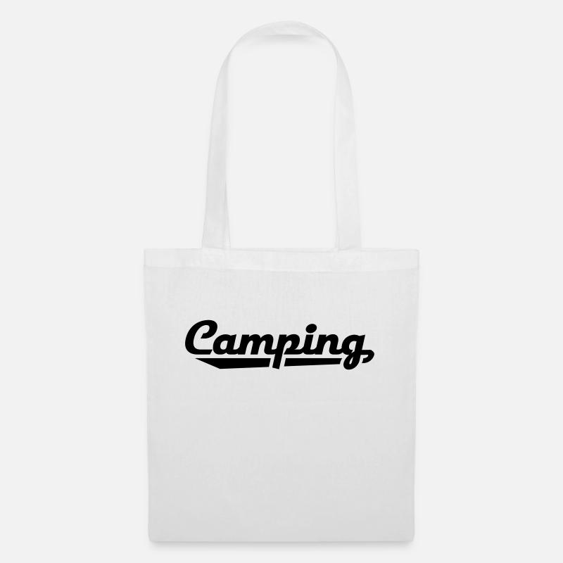 CAMPING - Stoffbeutel - Weiß