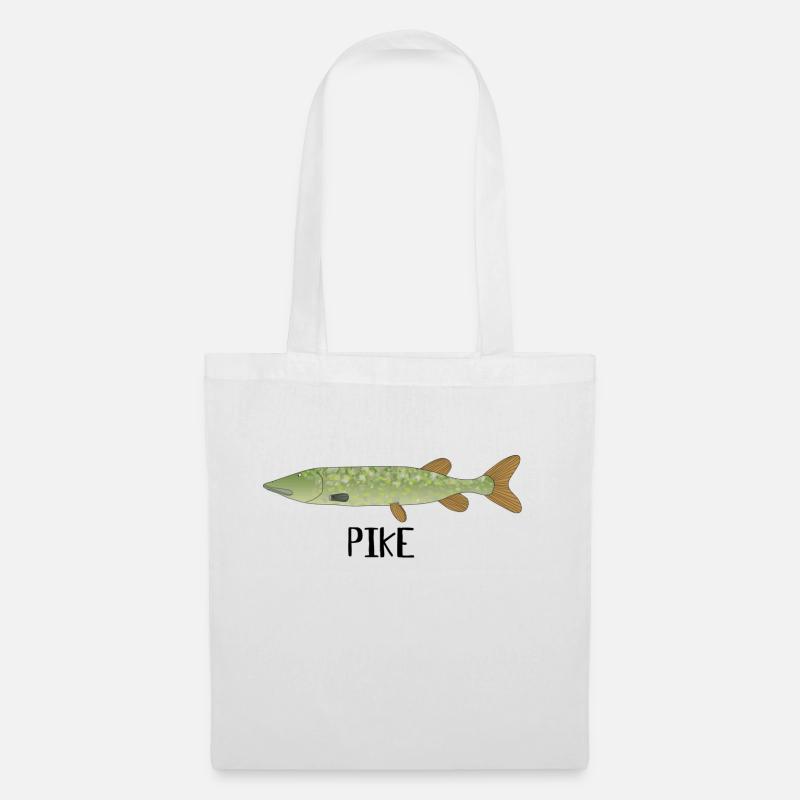 pike1 - Stoffbeutel - Weiß