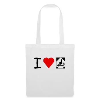 I love bottle deposit - Tote Bag - white - Front