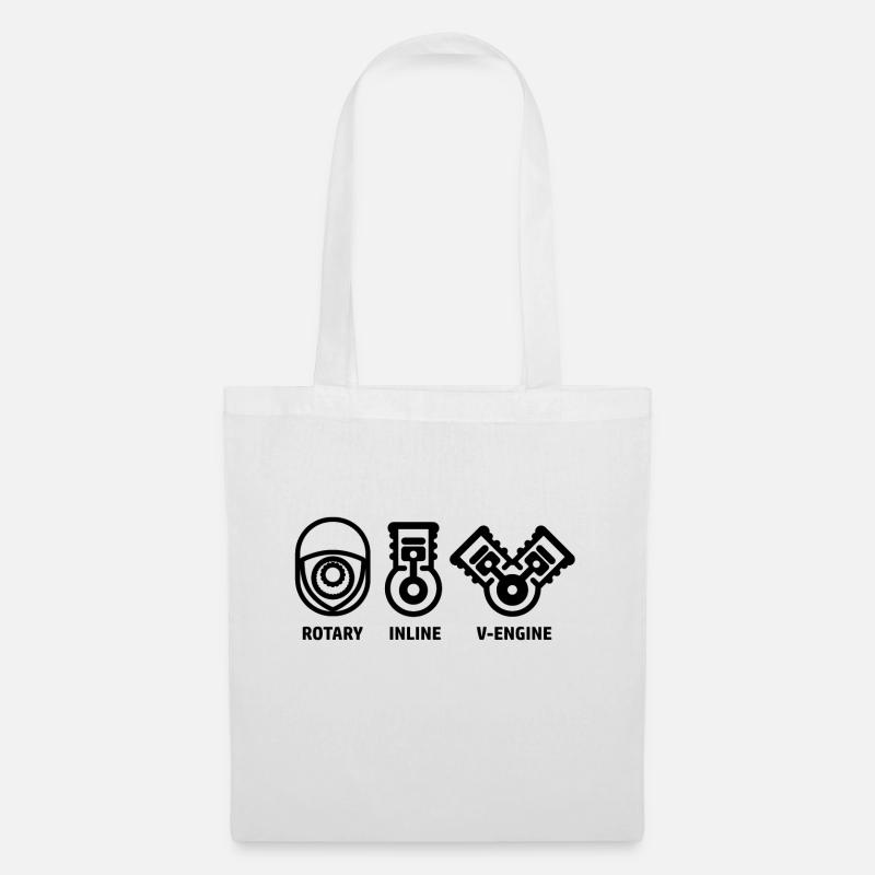 engine - Tote Bag - white