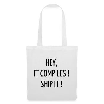 Quote / Gaming / Geek / Gamer / Computer / Game - Tote Bag - white - Front