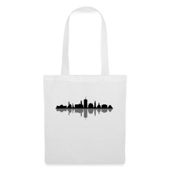 Skyline - Augsburg - Stoffbeutel - Weiß - Vorne