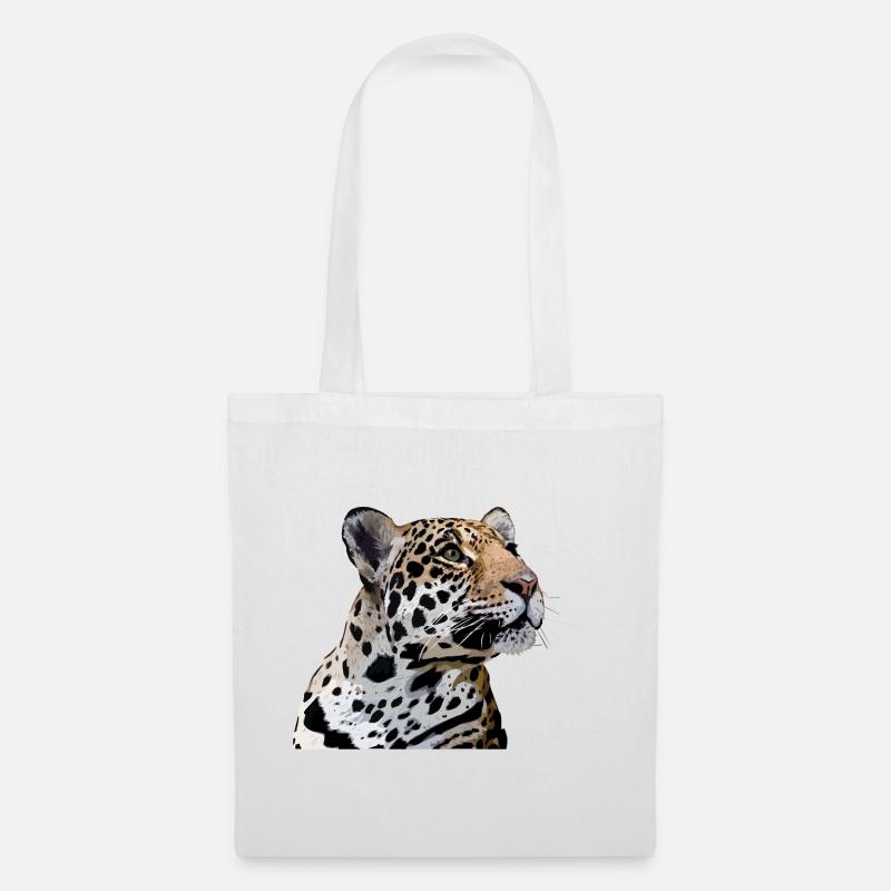 Jaguar - Stoffbeutel - Weiß