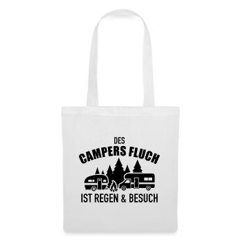 Camping - Stoffbeutel - Weiß - Vorne