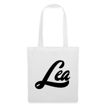 Lea Name Abstract Color Explosion Art Design - Tote Bag - white - Front