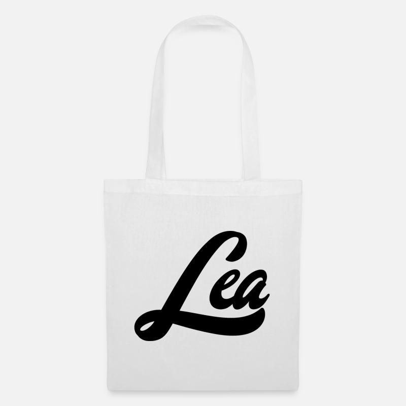 Lea Name Abstrakte Farbexplosion Kunstdesign - Stoffbeutel - Weiß