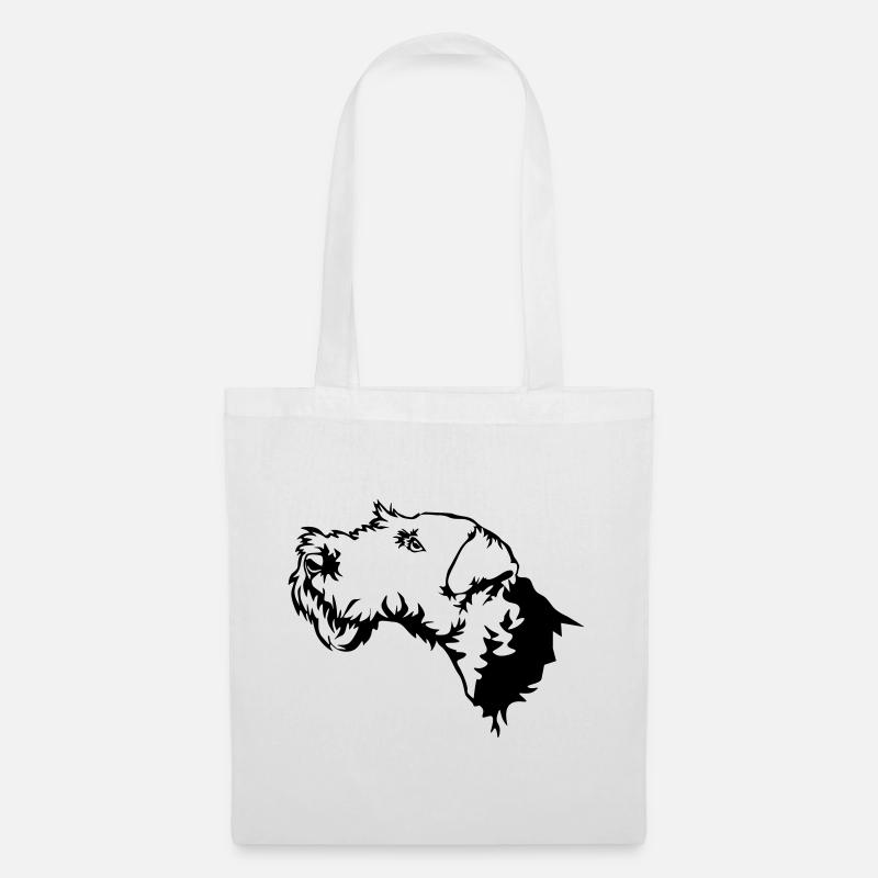 Welsh Terrier - Stoffbeutel - Weiß