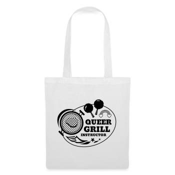 Queer Grill Instructor BBQ Gift Idea - Tote Bag - white - Front