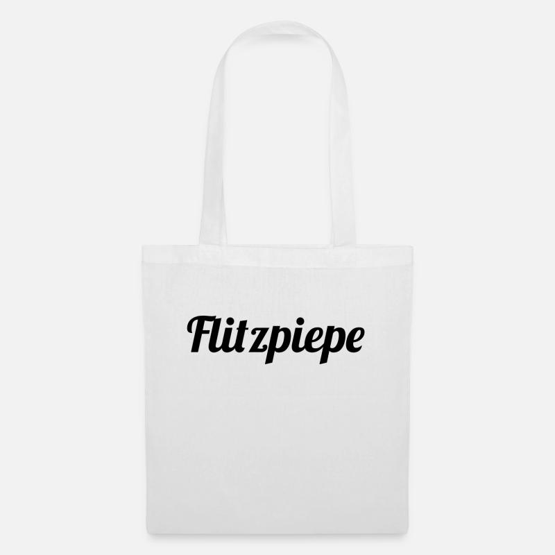 Flitzpiepe - Stoffbeutel - Weiß