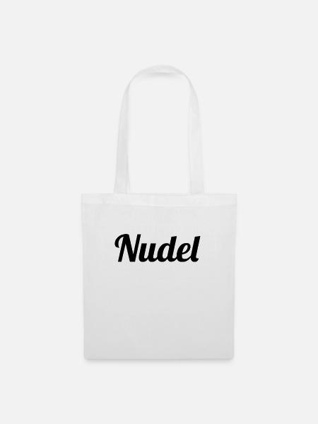 Nudel - Stoffbeutel - Weiß