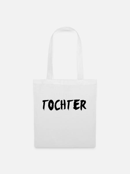 Tochter - Stoffbeutel - Weiß