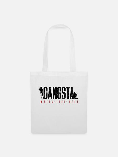 Gangsta - Stoffbeutel - Weiß