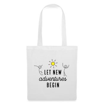 Adventure or new beginning - Tote Bag - white - Front