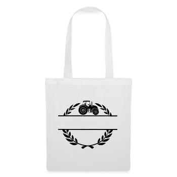 Proud of the farmer's tractor - Tote Bag - white - Front