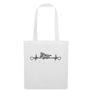 Skiers Skiers Ski Design Skiing Skiing Outfit - Tote Bag - white - Front