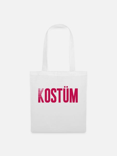 Kostüm - Stoffbeutel - Weiß