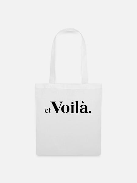 et Voilà - und los gehts - Stoffbeutel - Weiß
