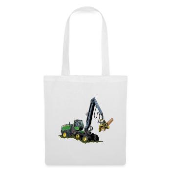 Harvester, Timber Harvester - Tote Bag - white - Front