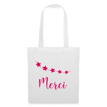 MERCI. MAÎTRESSE. MAÎTRE. MERCI MAÎTRESSE - Sac en tissu - blanc - Devant