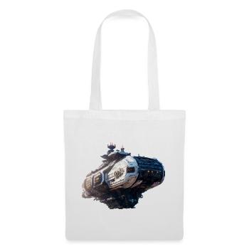 Vaisseau Spatial cyberpunk - Sac en tissu - blanc - Devant