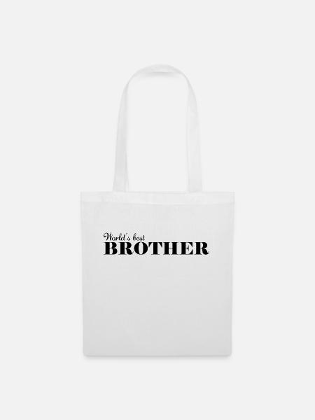Bester Bruder der Welt - Stoffbeutel - Weiß