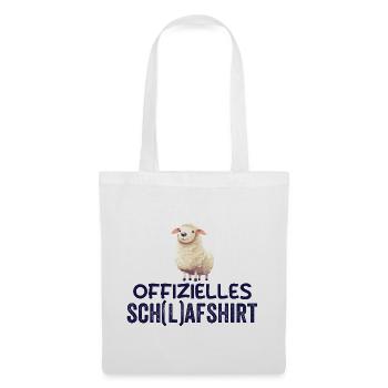 Schlafschatz Schaf - Stoffbeutel - Weiß - Vorne