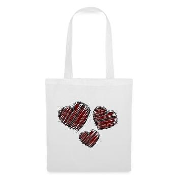 COUPLE. JUST MARRIED. Bachelorette party. VALENTINE'S DAY. LOVE. - Tote Bag - white - Front
