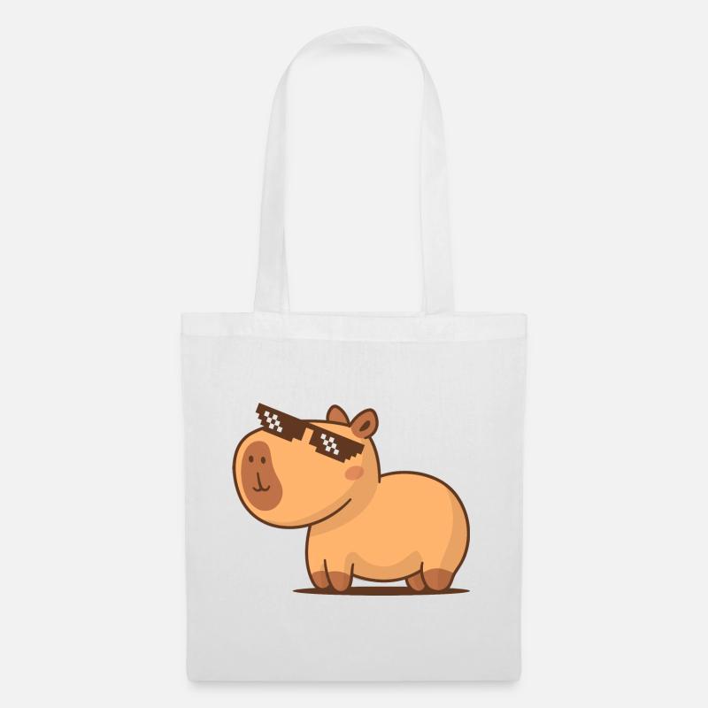 Cool Capybara - Tote Bag - white