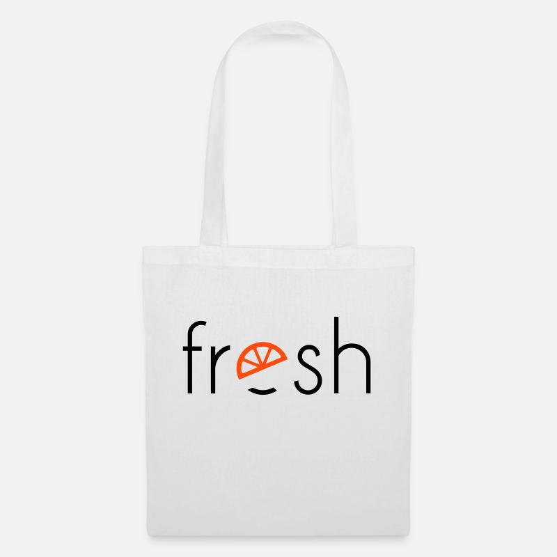 fresh - 2 Farben - Stoffbeutel - Weiß