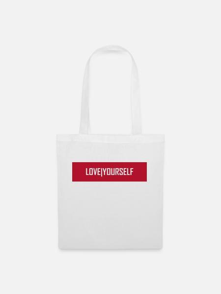 Love yourself - Stoffbeutel - Weiß