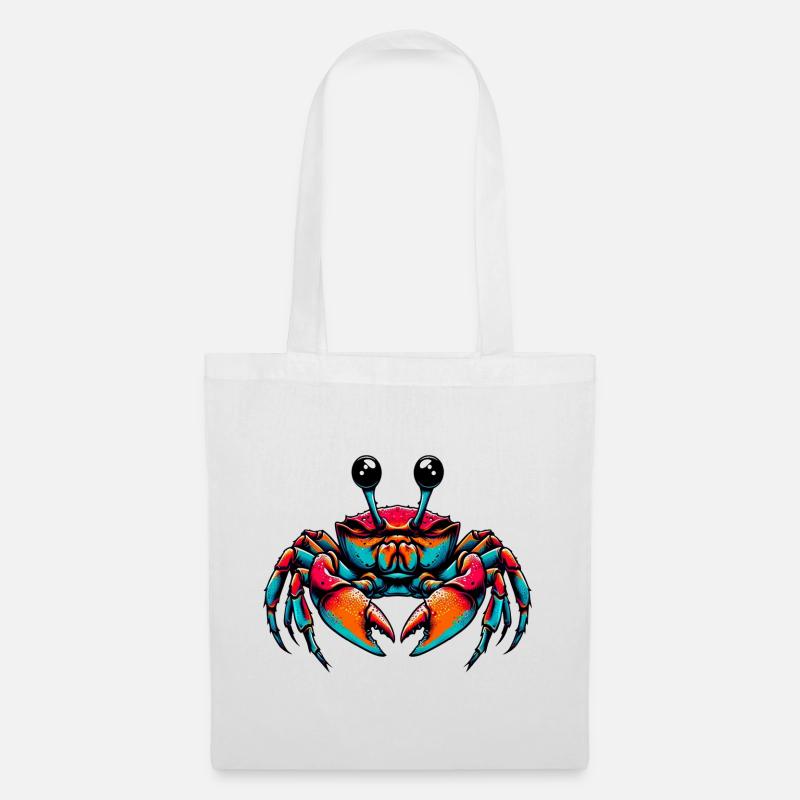 Crabe - Sac en tissu - blanc