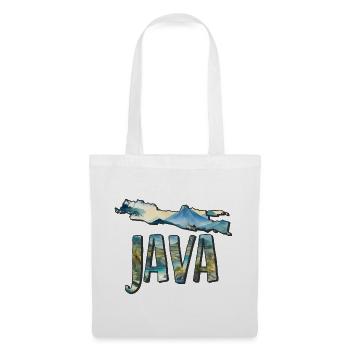 Watercolor Map Java - Tote Bag - white - Front