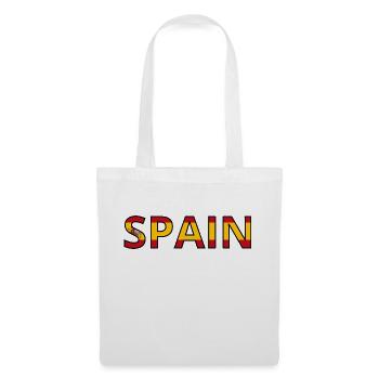 Spanien Flagge - Stoffbeutel - Weiß - Vorne