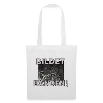Bildet Banden! Waschbären - Stoffbeutel - Weiß - Vorne