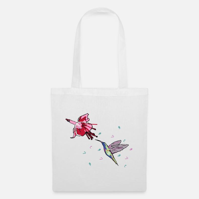 Kolibri - Stoffbeutel - Weiß