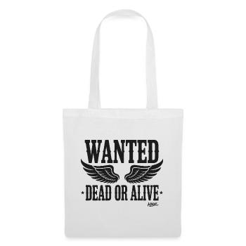 Recherché mort ou vivant avec des ailes - Sac en tissu - blanc - Devant