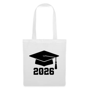 Doctoral Hat Graduation 2026 Coat of Arms - Tote Bag - white - Front