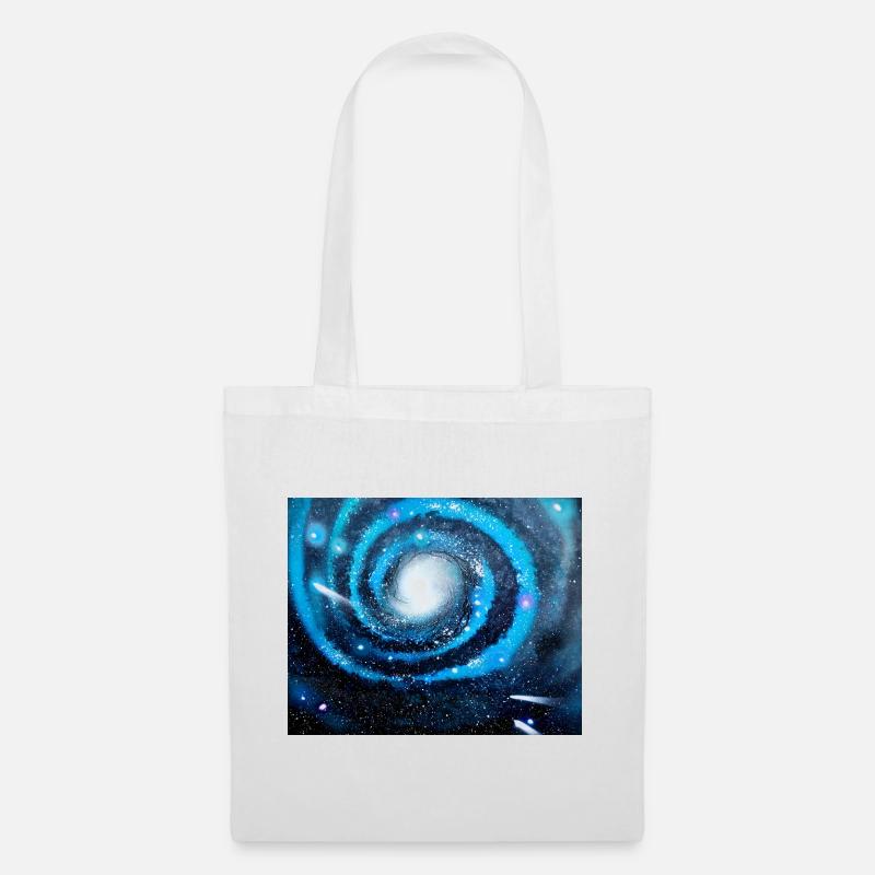 Blue Galaxy - Tote Bag - white