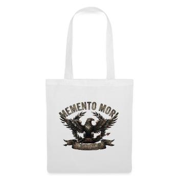 Römer Memento Mori Adler Banner - Stoffbeutel - Weiß - Vorne