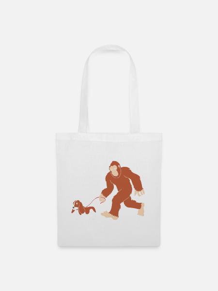 Basset Hound - Stoffbeutel - Weiß