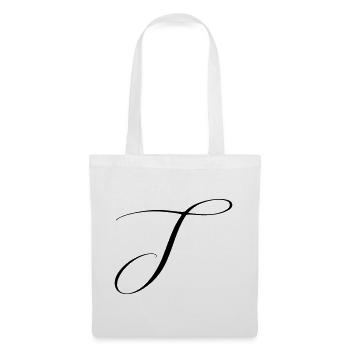 Name mit Anfangsbuchstabe J Julia Jonas Jana Jakob - Stoffbeutel - Weiß - Vorne