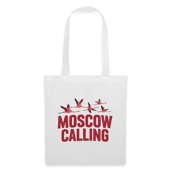 Moskau ruft Flamingos - Stoffbeutel - Weiß - Vorne