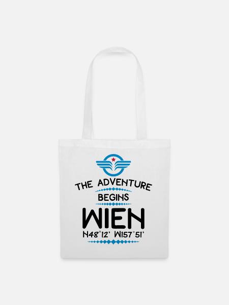 Wien - Stoffbeutel - Weiß
